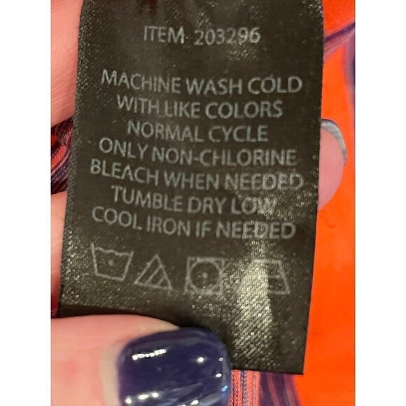 Lukka Pink And Purple Striped Hooded Full Zip‎ Athletic Active Jacket Size M - Picture 10 of 10